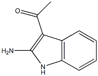 3-Acetyl-1H-indol-2-amine Structure