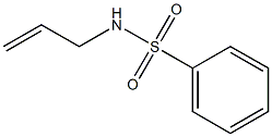 N-(2-Propenyl)benzenesulfonamide 구조식 이미지