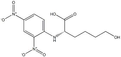 [S,(-)]-6-Hydroxy-2-(2,4-dinitroanilino)hexanoic acid Structure