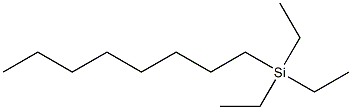 Triethyloctylsilane Structure