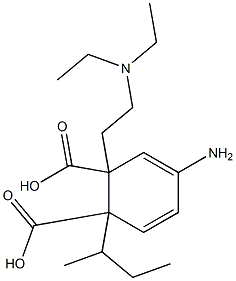 4-Aminophthalic acid 1-sec-butyl 2-[2-(diethylamino)ethyl] ester 구조식 이미지