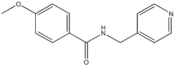 N-(4-Pyridinylmethyl)-4-methoxybenzamide 구조식 이미지