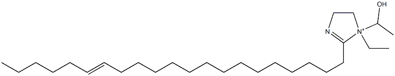 1-Ethyl-2-(15-henicosenyl)-1-(1-hydroxyethyl)-2-imidazoline-1-ium Structure