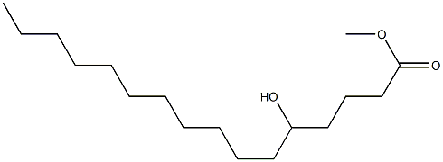 5-Hydroxyhexadecanoic acid methyl ester Structure