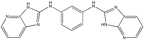 2,2'-[1,3-Phenylenebis(imino)]bis(3H-imidazo[4,5-b]pyridine) 구조식 이미지