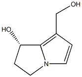 (7S)-7-Hydroxy-6,7-dihydro-5H-pyrrolizine-1-methanol 구조식 이미지