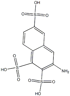 3-Amino-1,2,6-naphthalenetrisulfonic acid Structure