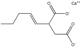 2-(1-Pentenyl)succinic acid calcium salt 구조식 이미지