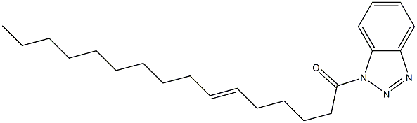 1-(6-Hexadecenoyl)-1H-benzotriazole Structure