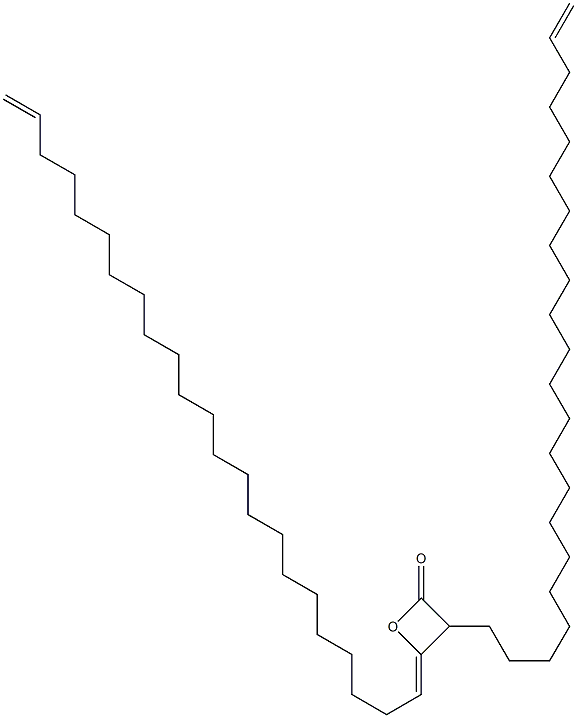 3-(21-Docosenyl)-4-(22-tricosen-1-ylidene)oxetan-2-one Structure