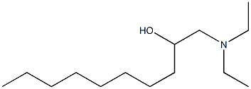 1-Diethylamino-2-decanol 구조식 이미지