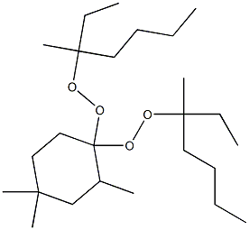 2,4,4-Trimethyl-1,1-bis(1-ethyl-1-methylpentylperoxy)cyclohexane Structure