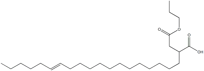 2-(13-Nonadecenyl)succinic acid 1-hydrogen 4-propyl ester Structure