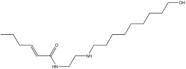 N-[2-[(9-Hydroxynonyl)amino]ethyl]-2-hexenamide 구조식 이미지