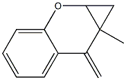 1,1a,7,7a-Tetrahydro-7a-methyl-7-methylenebenzo[b]cyclopropa[e]pyran 구조식 이미지