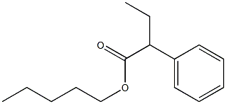 2-Phenylbutanoic acid pentyl ester 구조식 이미지