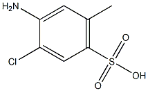 4-Amino-3-chloro-6-methylbenzenesulfonic acid 구조식 이미지