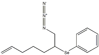 7-Azido-6-phenylseleno-1-heptene Structure