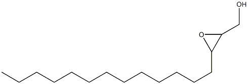 2,3-Epoxyhexadecan-1-ol Structure