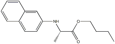 N-(2-Naphtyl)-L-alanine butyl ester 구조식 이미지