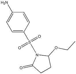 5-Ethoxy-1-[[4-aminophenyl]sulfonyl]pyrrolidin-2-one 구조식 이미지