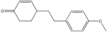 4-(4-Methoxyphenethyl)-2-cyclohexene-1-one 구조식 이미지