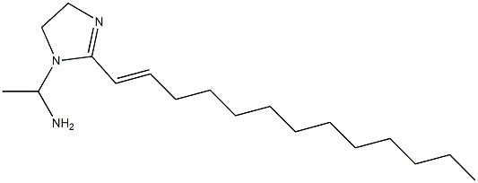 1-(1-Aminoethyl)-2-(1-tridecenyl)-2-imidazoline 구조식 이미지