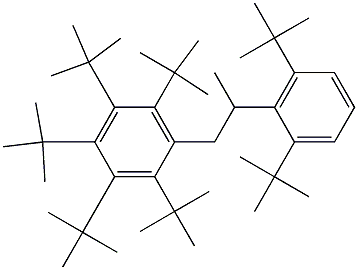 1-(Penta-tert-butylphenyl)-2-(2,6-di-tert-butylphenyl)propane 구조식 이미지