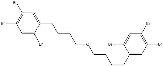 2,4,5-Tribromophenylbutyl ether Structure