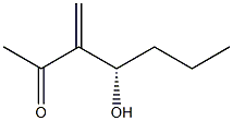 (4S)-4-Hydroxy-3-methylene-2-heptanone 구조식 이미지