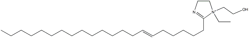 1-Ethyl-2-(6-henicosenyl)-1-(2-hydroxyethyl)-2-imidazoline-1-ium Structure