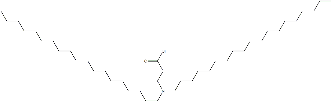 3-(Dinonadecylamino)propanoic acid Structure