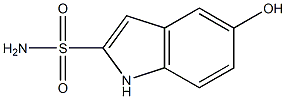 5-Hydroxy-1H-indole-2-sulfonamide 구조식 이미지