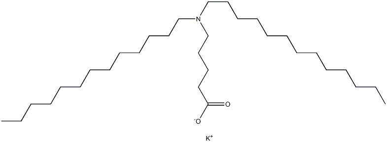 5-(Ditridecylamino)valeric acid potassium salt 구조식 이미지