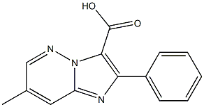 2-Phenyl-7-methylimidazo[1,2-b]pyridazine-3-carboxylic acid Structure