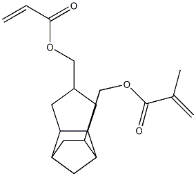 4-(Acryloyloxymethyl)-8-(methacryloyloxymethyl)tricyclo[5.2.1.02,6]decane 구조식 이미지