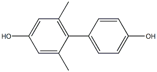 2,6-Dimethyl-1,1'-biphenyl-4,4'-diol Structure