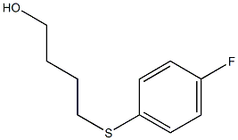 4-[(4-Fluorophenyl)thio]-1-butanol 구조식 이미지