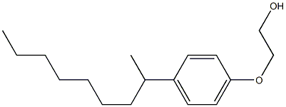 1-(1-Methyloctyl)-4-(2-hydroxyethoxy)benzene Structure
