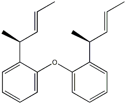 (-)-[(E,S)-1-Methyl-2-butenyl]phenyl ether Structure