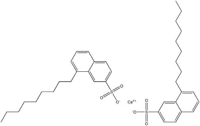 Bis(8-nonyl-2-naphthalenesulfonic acid)calcium salt 구조식 이미지