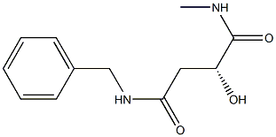 [R,(+)]-N'-Benzyl-2-hydroxy-N-methylsuccinamide 구조식 이미지