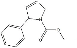 2-Phenyl-3-pyrroline-1-carboxylic acid ethyl ester Structure