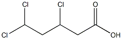 3,5,5-Trichlorovaleric acid Structure