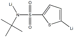 N-tert-Butyl-N-lithio-5-lithiothiophene-2-sulfonamide Structure