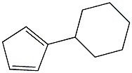 2-Cyclohexyl-1,3-cyclopentadiene 구조식 이미지