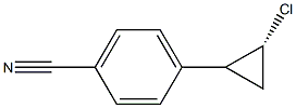 1-[(2R)-2-Chlorocyclopropyl]-4-cyanobenzene Structure