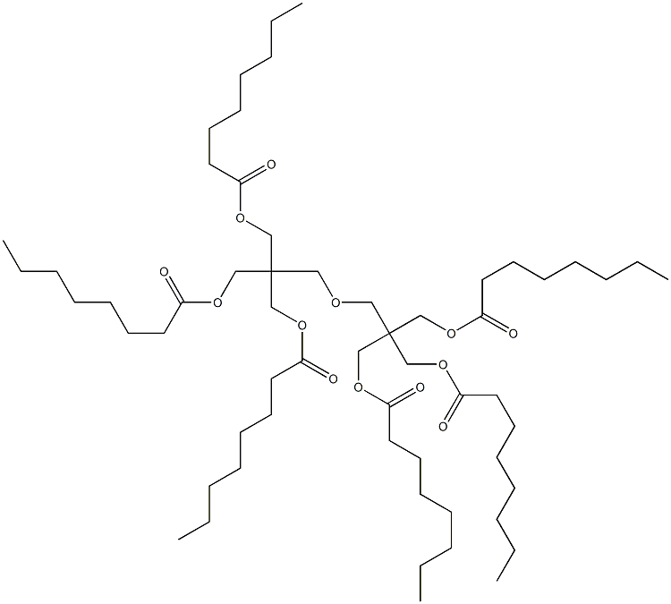 2,2'-[Oxybis(methylene)]bis[2-[(octanoyloxy)methyl]-1,3-propanediol dioctanoate] Structure