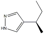 [R,(-)]-4-sec-Butyl-1H-pyrazole 구조식 이미지