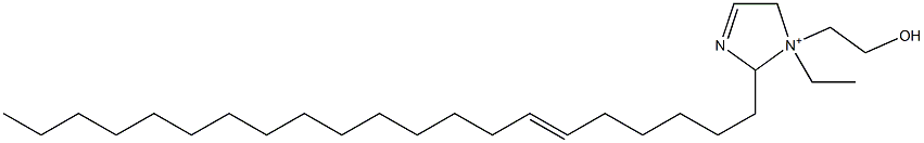 1-Ethyl-2-(6-henicosenyl)-1-(2-hydroxyethyl)-3-imidazoline-1-ium Structure